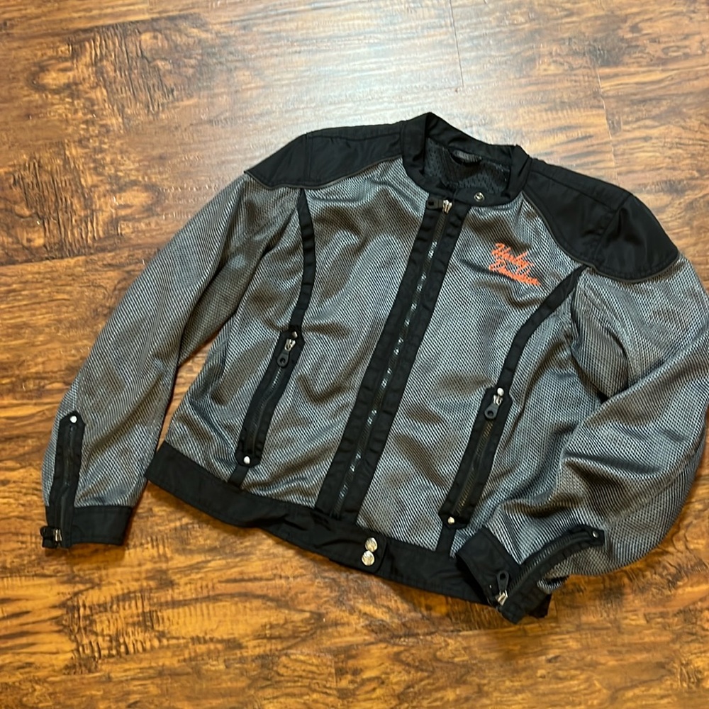 Ladies Harley Davidson Mesh Riding Jacket - size L